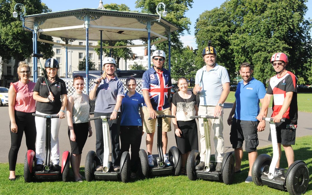 BID Meeting with a Twist – Spaghetti and Segways!