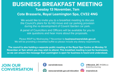 Upcoming Covent Garden Meetings