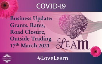 Business Update: Grants, Rates, Closures, Outside Trading