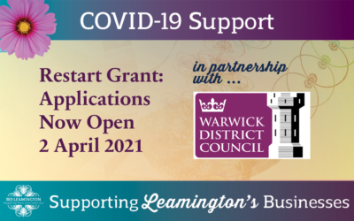 Business Update: Restart Grant – Applications Open